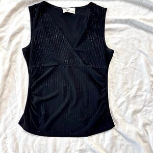 Byer California Black Sleeveless Blouse